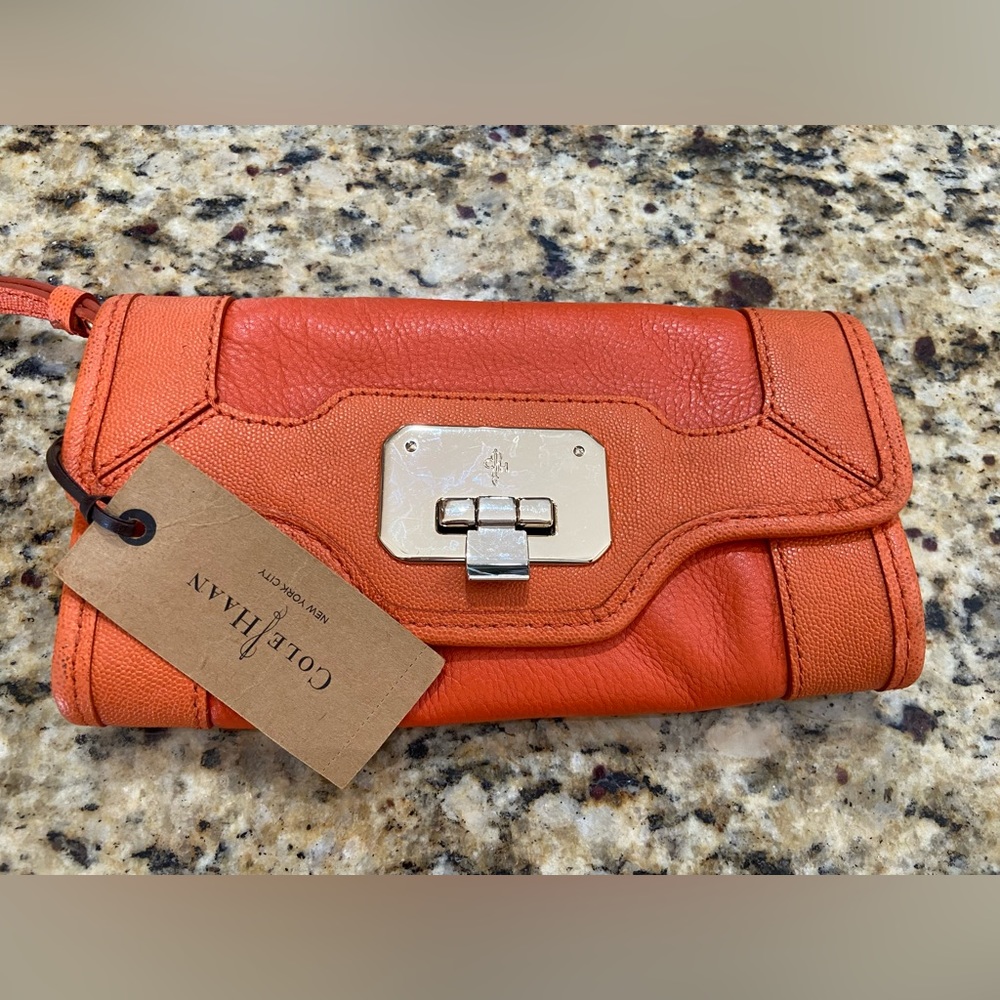 e Haan Isabelle Clutch Orange